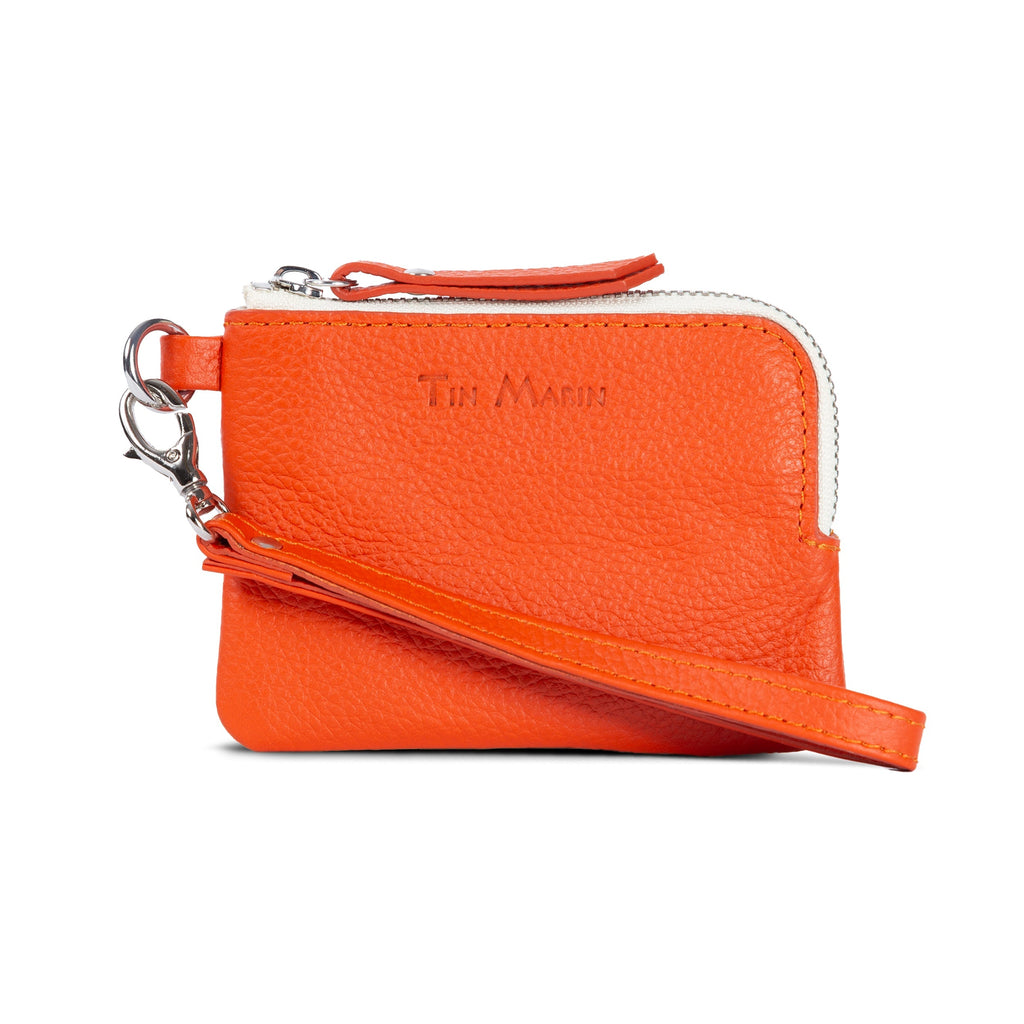 Gina Leather Top Zip Wallet