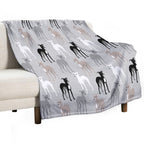 Italian Greyhounds Throw Blanket - Che Cose Belle
