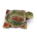 3" Hand - Carved Onyx Turtle Figurine - Che Cose Belle