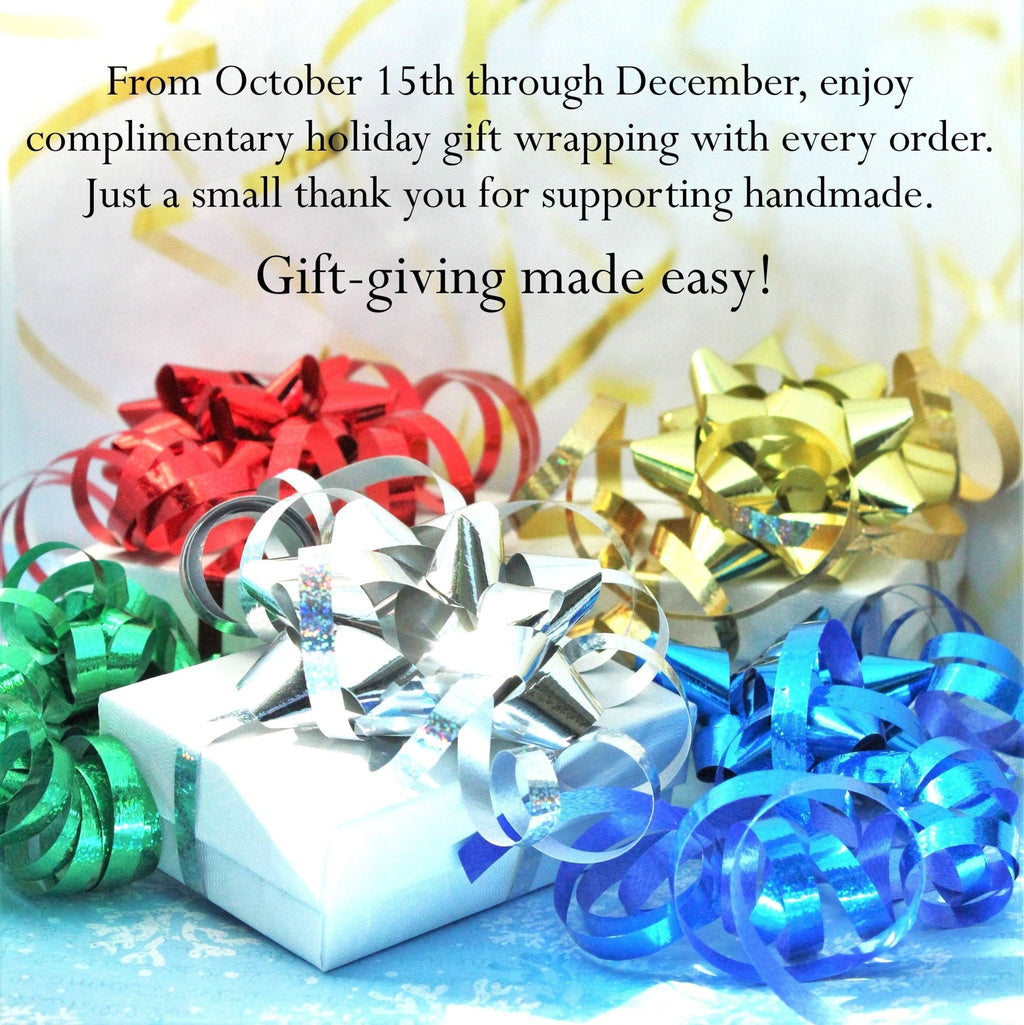 3 Handmade Glass Icicle Ornaments - Beautifully Wrapped for Holiday Giving! - Che Cose Belle