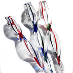 3 Handmade Glass Icicle Ornaments - Beautifully Wrapped for Holiday Giving! - Che Cose Belle