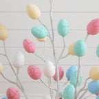 3' Pre-Lit Artificial Easter Twig Tree with 40 Egg Shaped LED Ornaments - Che Cose Belle