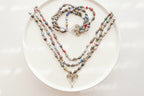 3 Strand Healing Hearts Statement Necklace - Che Cose Belle