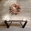 30” Artificial Pink Cherry Blossom Wreath - Che Cose Belle