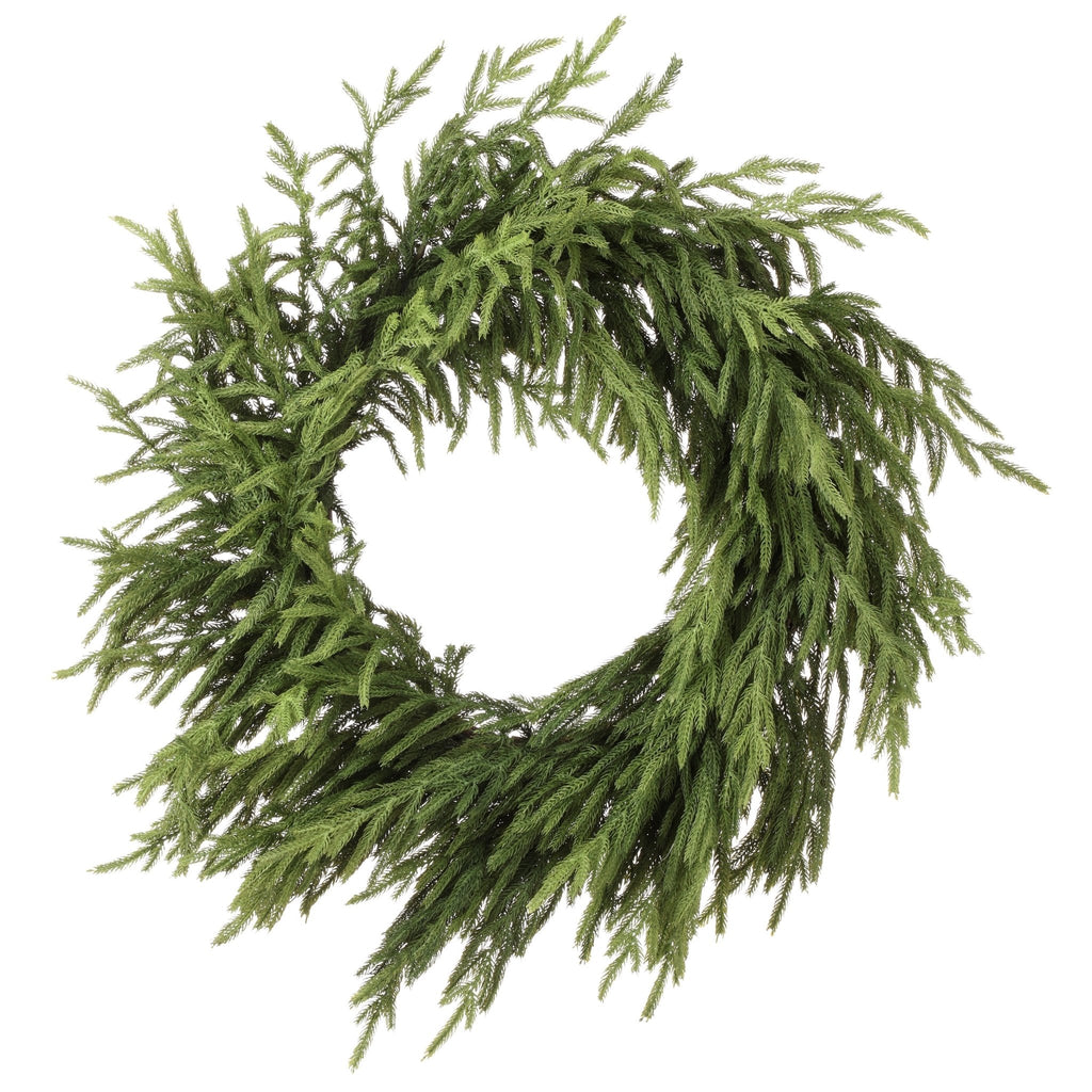30'' Real Touch Norfolk Pine Christmas Wreath - Che Cose Belle