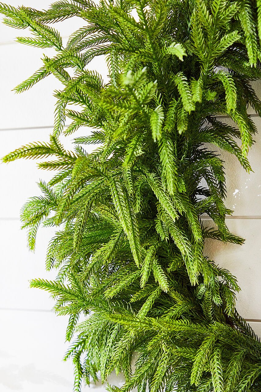 30'' Real Touch Norfolk Pine Christmas Wreath - Che Cose Belle