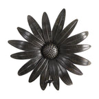 30” x 30” Brushed Metal Daisy Flower Sconce Candle Holder Wall Art Decor - Che Cose Belle