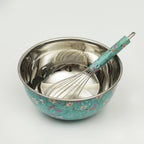 Aqua Flora Bowl & Whisk Set