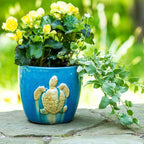 Ocean Grotto Sea turtle Round Planter - Che Cose Belle