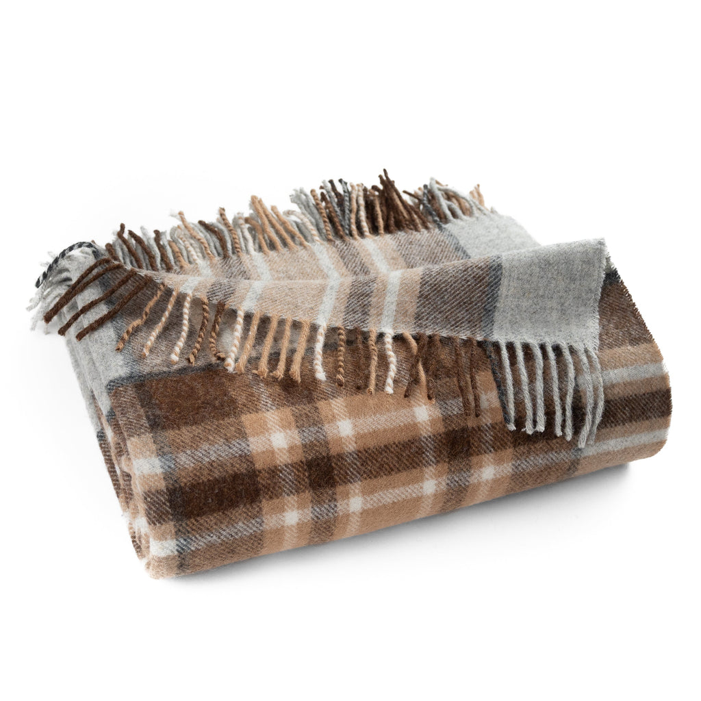 Highland Tweeds Shetland Lambswool Throw - McKellar