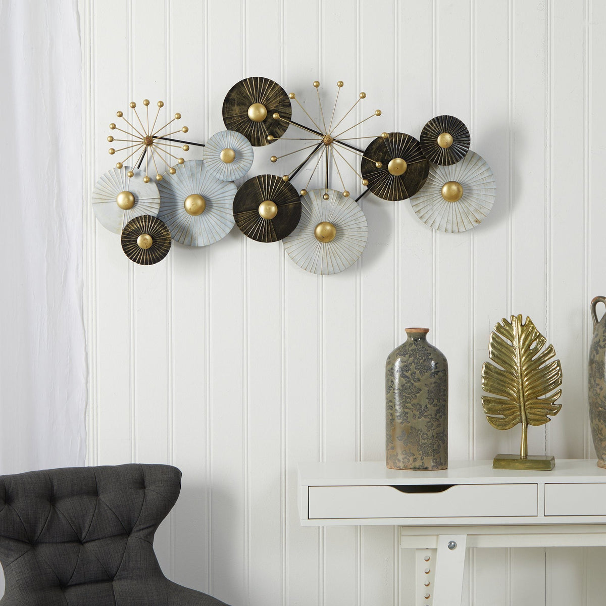 3.5’ x 2’ Urban Layered Metal Wall Art Decor - Che Cose Belle