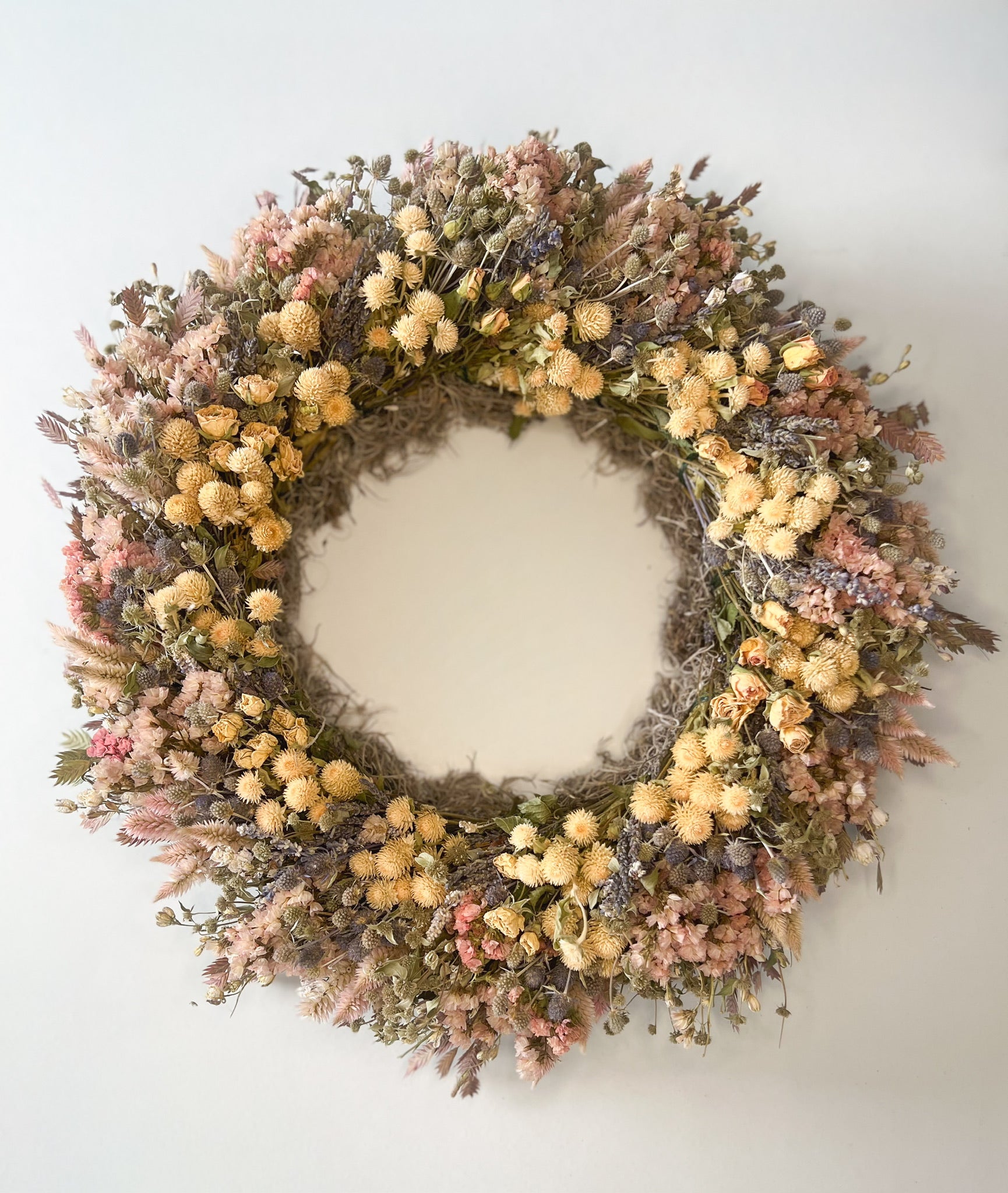 Dried Wreath-Soft + Dreamy