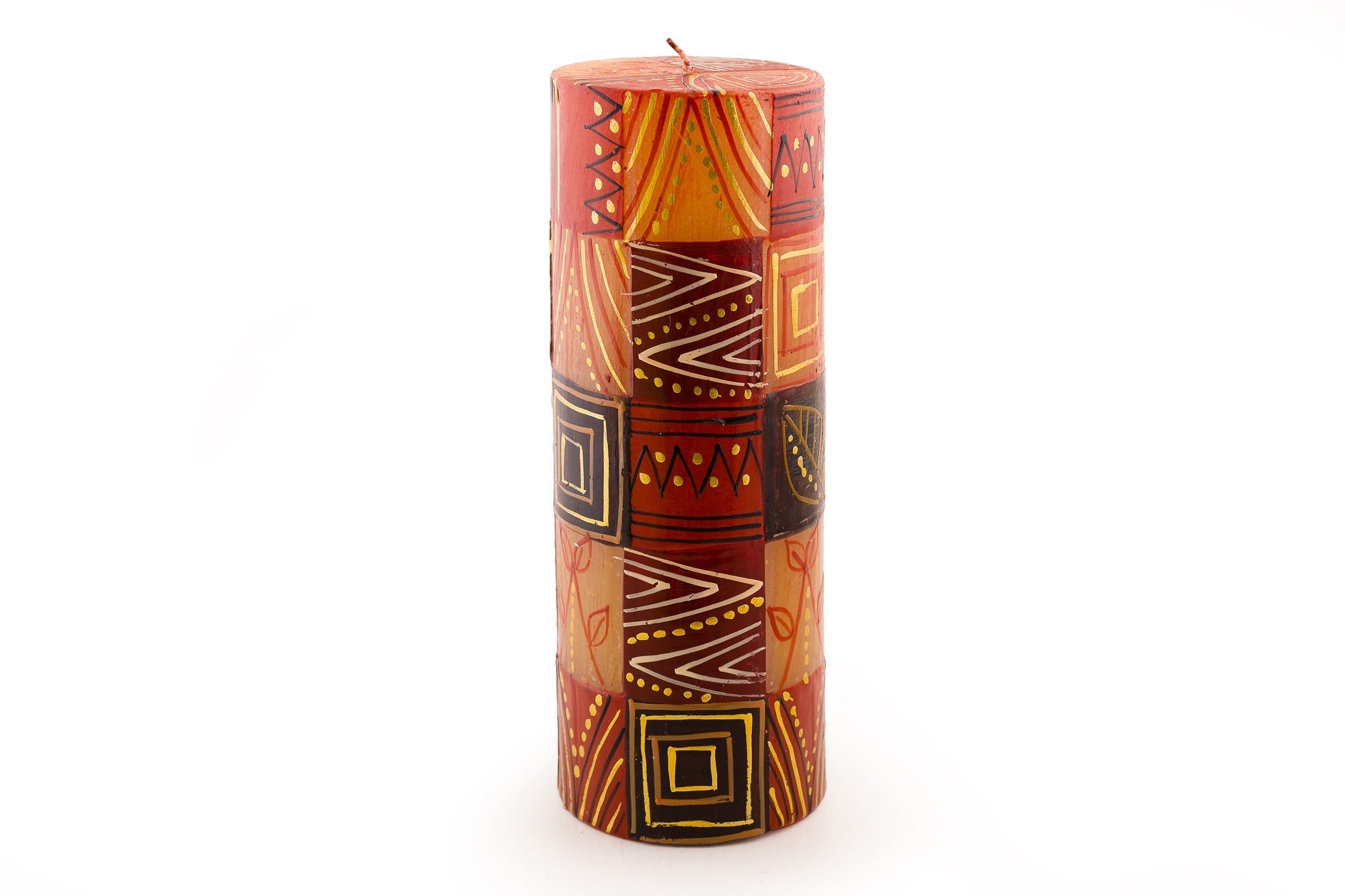 Safari Gold Painted Candles
