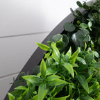 38” UV Resistant Amazon Rainforest Artificial Living Wall Art Panel in Black Aluminum Frame - Che Cose Belle