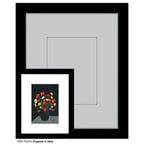 Poppies in Vase, Print (#7644A)