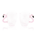 Flamingo Glass Mugs