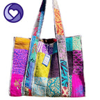 Quilted Cotton Tote