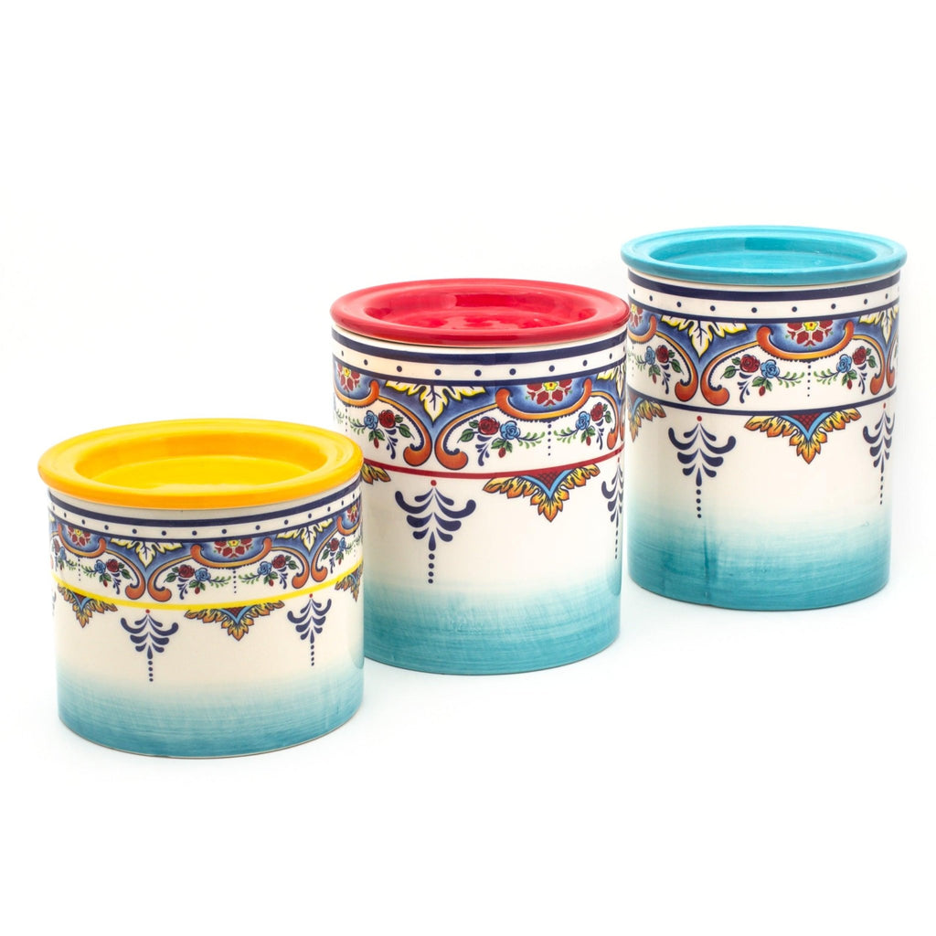 Zanzibar 3 Piece Canister Set - Che Cose Belle