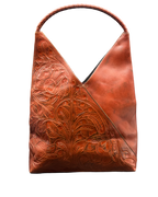 The Nancy Ann | Hand-Tooled Leather Shoulder Bag
