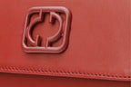 The Maneadero Dark Red Leather Handbag