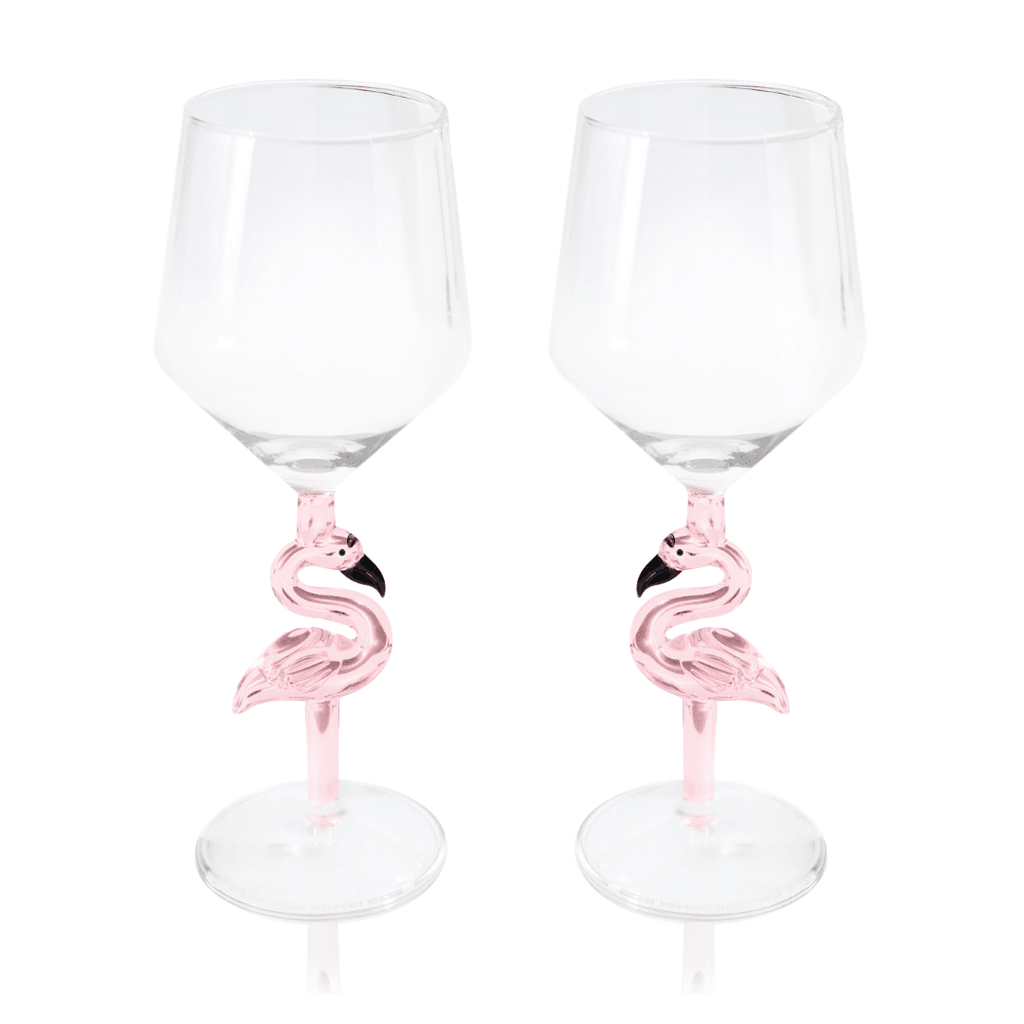 3D Flamingo All Purpose Wine Glass - Che Cose Belle