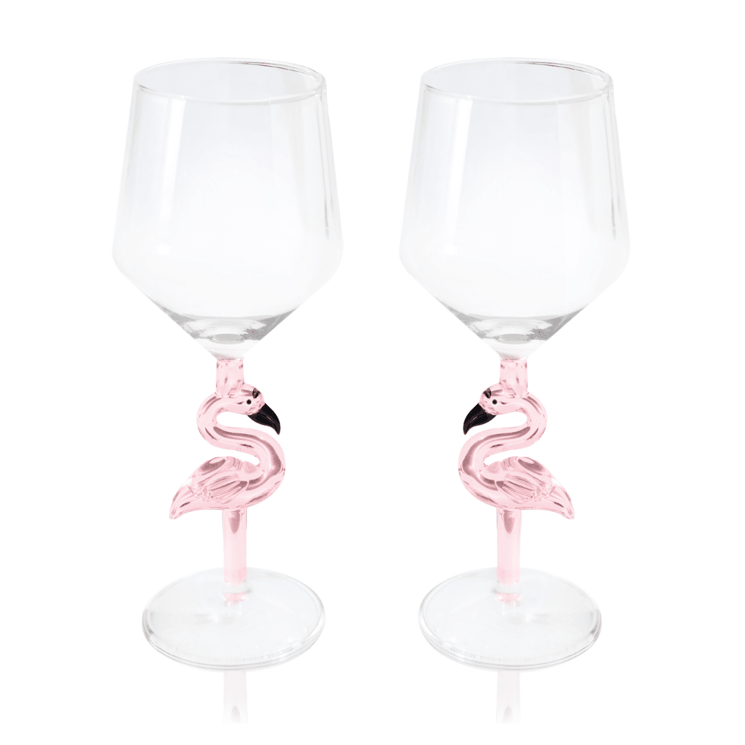 3D Flamingo All Purpose Wine Glass - Che Cose Belle