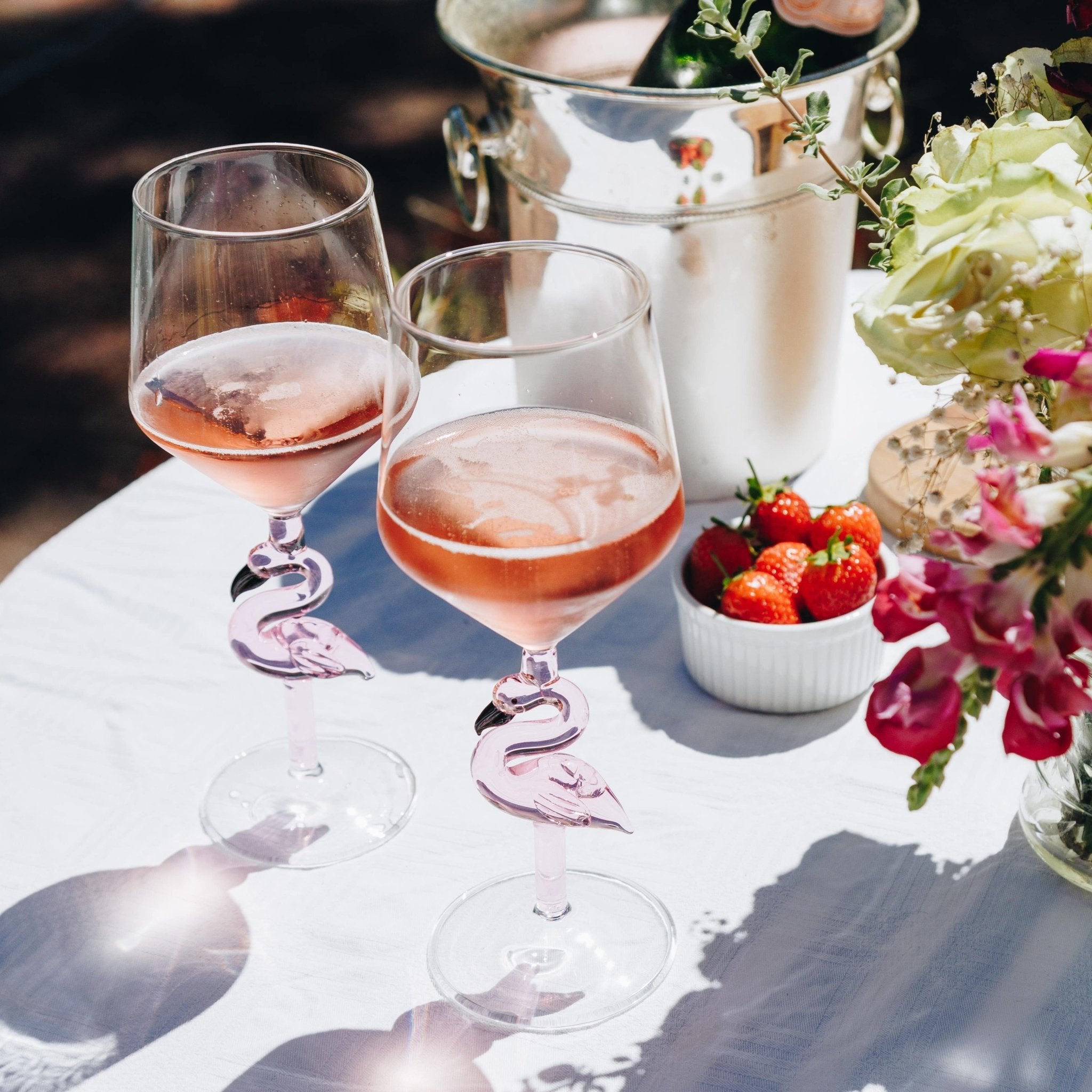 3D Flamingo All Purpose Wine Glass - Che Cose Belle