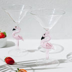 3D Flamingo Martini Glass - Che Cose Belle