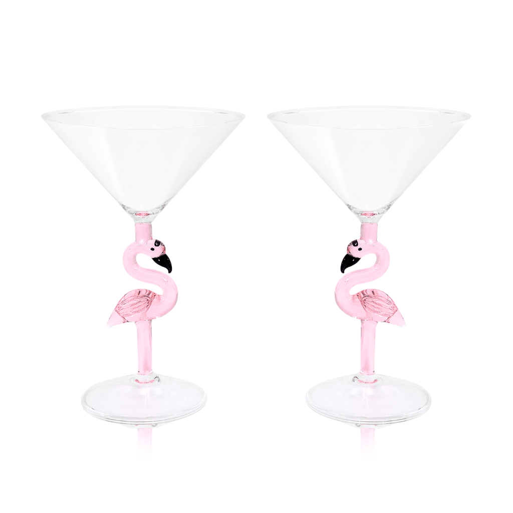 3D Flamingo Martini Glass - Che Cose Belle