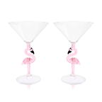 3D Flamingo Martini Glass - Che Cose Belle