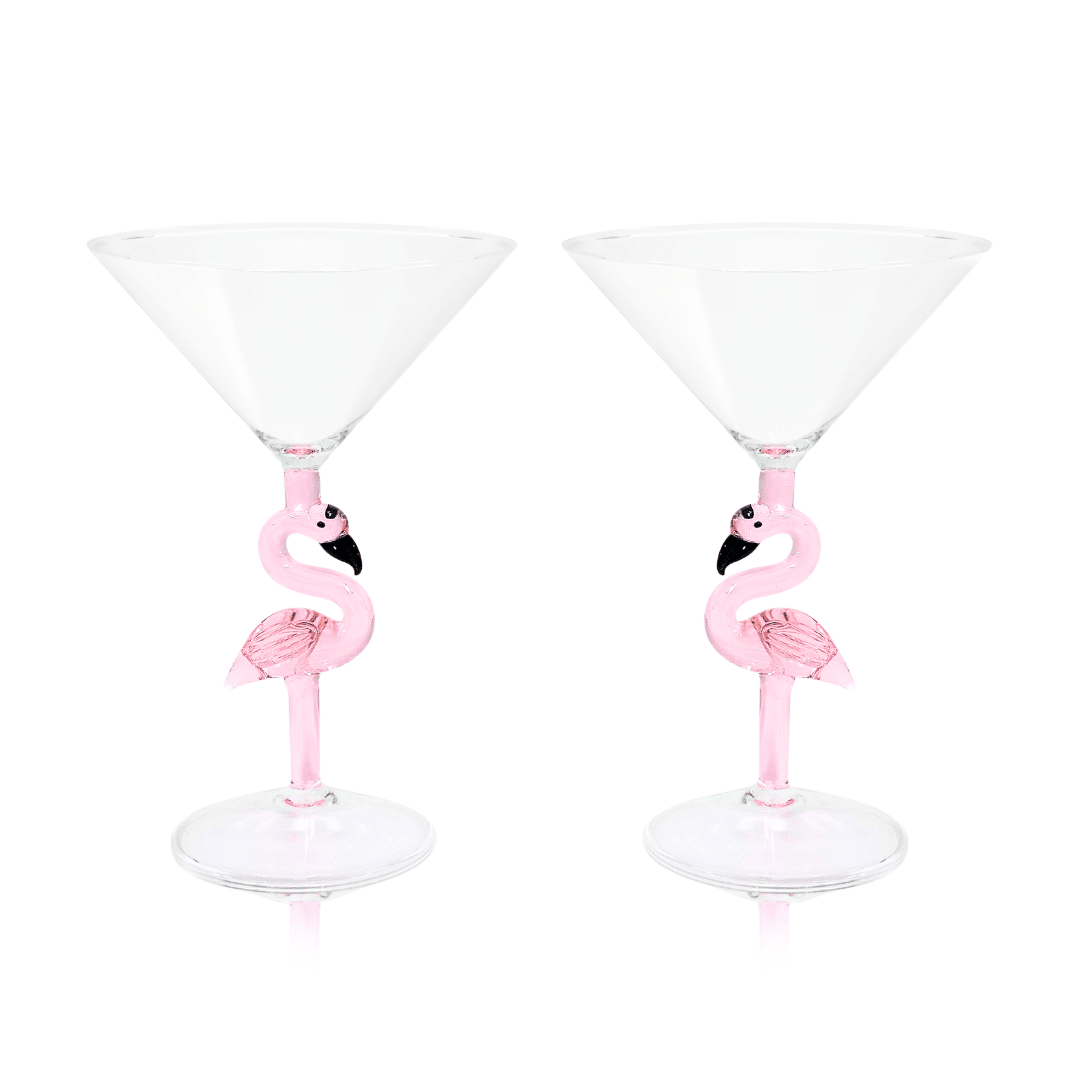 3D Flamingo Martini Glass - Che Cose Belle