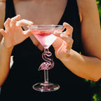 3D Flamingo Martini Glass - Che Cose Belle