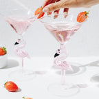 3D Flamingo Martini Glass - Che Cose Belle