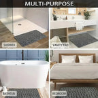 3D Non-Slip Bathroom Mat – Quick-Dry Absorbent Cobblestone Doormat - Che Cose Belle