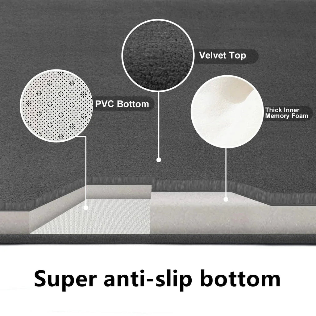 3D Non-Slip Bathroom Mat – Quick-Dry Absorbent Cobblestone Doormat - Che Cose Belle
