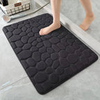 3D Non-Slip Bathroom Mat – Quick-Dry Absorbent Cobblestone Doormat - Che Cose Belle