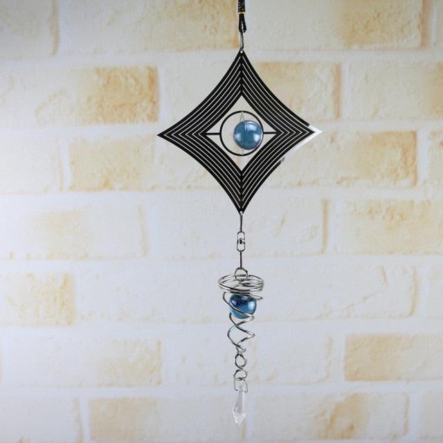 3D Wind Chimes Sun Wind Spinner Metal Hanging Wind Bells Stainless Steel Chimes Church Indoor Outdoor Garden Porch Balcony Home Decoration Ornament Room Decor - Che Cose Belle
