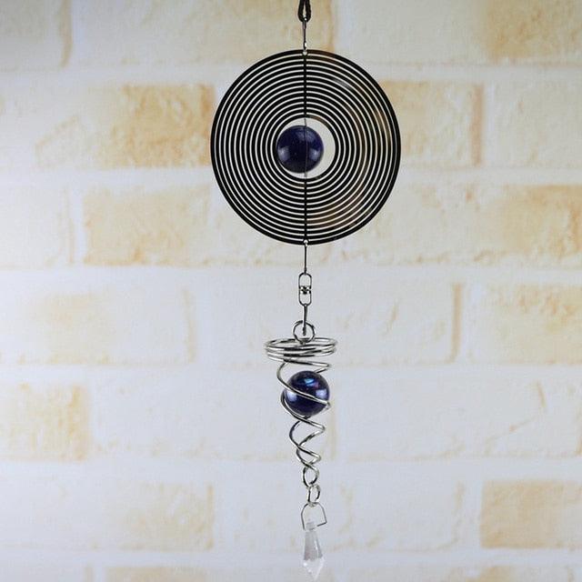 3D Wind Chimes Sun Wind Spinner Metal Hanging Wind Bells Stainless Steel Chimes Church Indoor Outdoor Garden Porch Balcony Home Decoration Ornament Room Decor - Che Cose Belle
