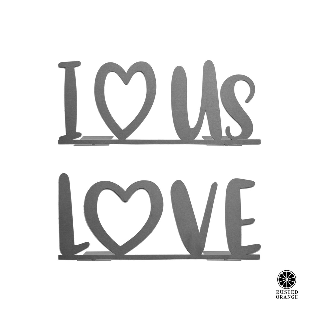4" L - O - V - E Stand - Up Set - 2 Styles - Anniversary Gift for Her or Him - Che Cose Belle