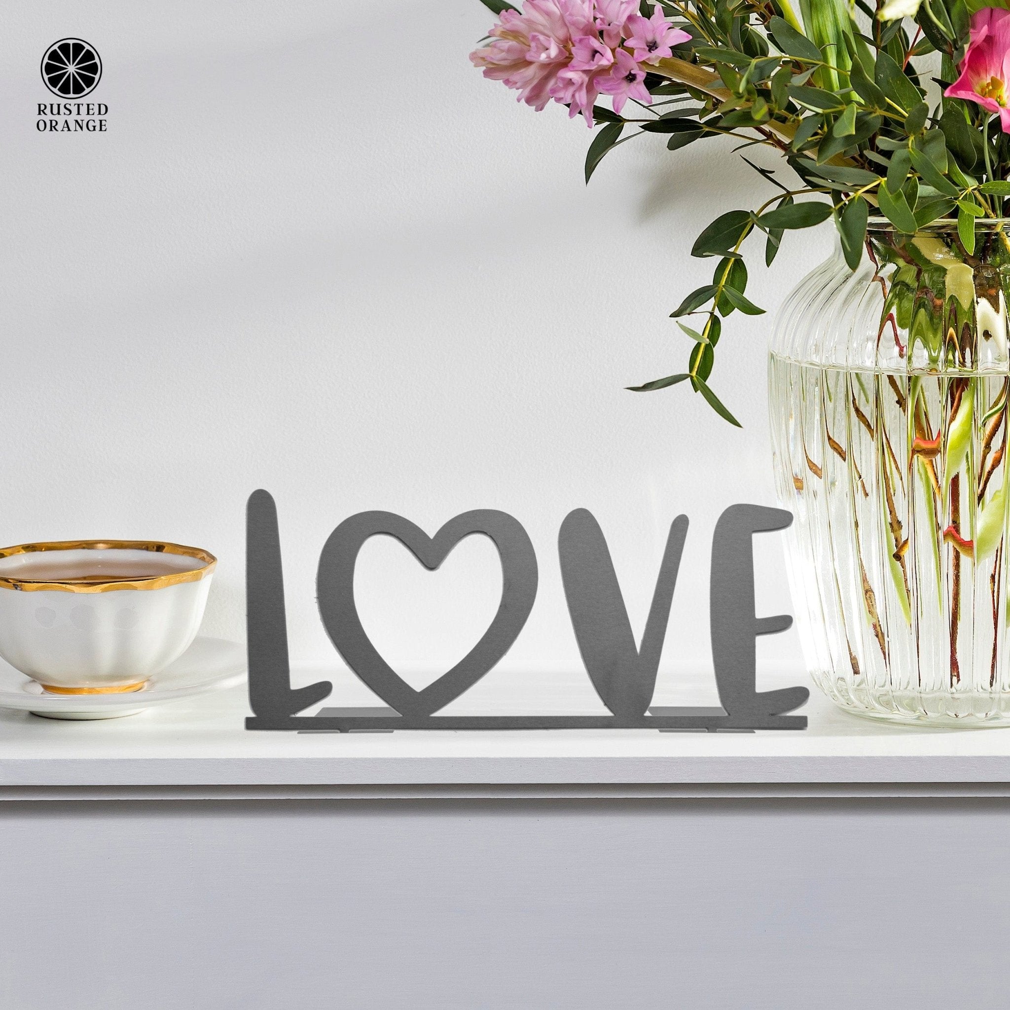 4" L - O - V - E Stand - Up Set - 2 Styles - Anniversary Gift for Her or Him - Che Cose Belle
