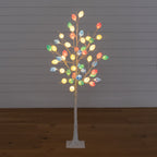 4' Pre-Lit Artificial Easter Twig Tree with 48 Egg Shaped LED Ornaments - Che Cose Belle