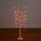 4' Pre-Lit Artificial Valentine's Day Willow Tree with 48 Heart Shaped LED Lights - Che Cose Belle