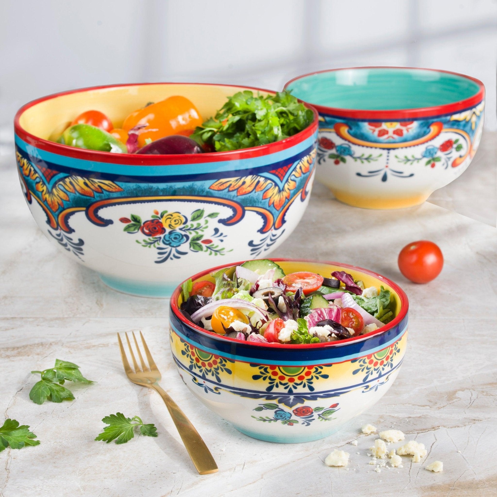 Zanzibar 3 Piece Mixing Bowl Set - Che Cose Belle