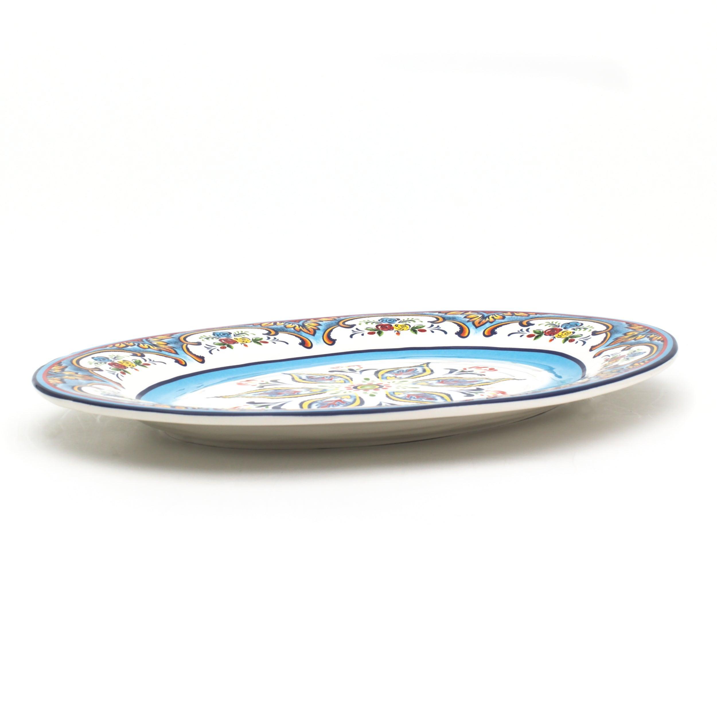 Zanzibar 18'' Large Oval Serving Platter - Che Cose Belle