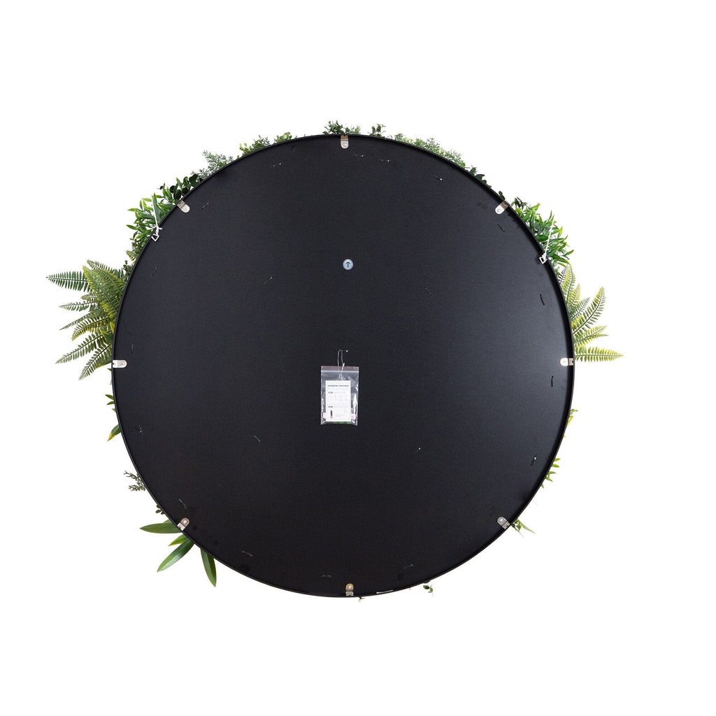40” UV Resistant Almafi Coast Artificial Living Wall Art Panel in Black Aluminum Frame - Che Cose Belle