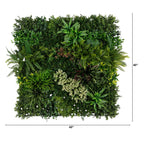 40” x 40” UV Resistant Amazon Rainforest Artificial Living Wall Panel (Indoor/Outdoor) - Che Cose Belle