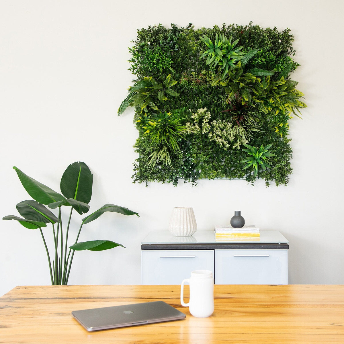 40” x 40” UV Resistant Amazon Rainforest Artificial Living Wall Panel (Indoor/Outdoor) - Che Cose Belle