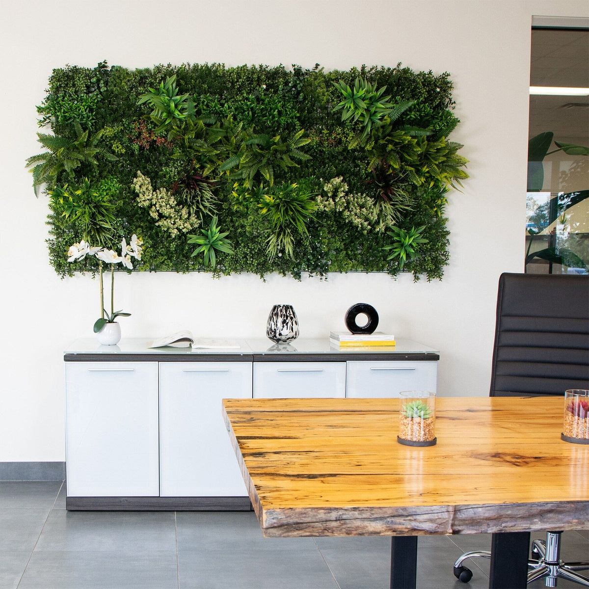 40” x 40” UV Resistant Amazon Rainforest Artificial Living Wall Panel (Indoor/Outdoor) - Che Cose Belle