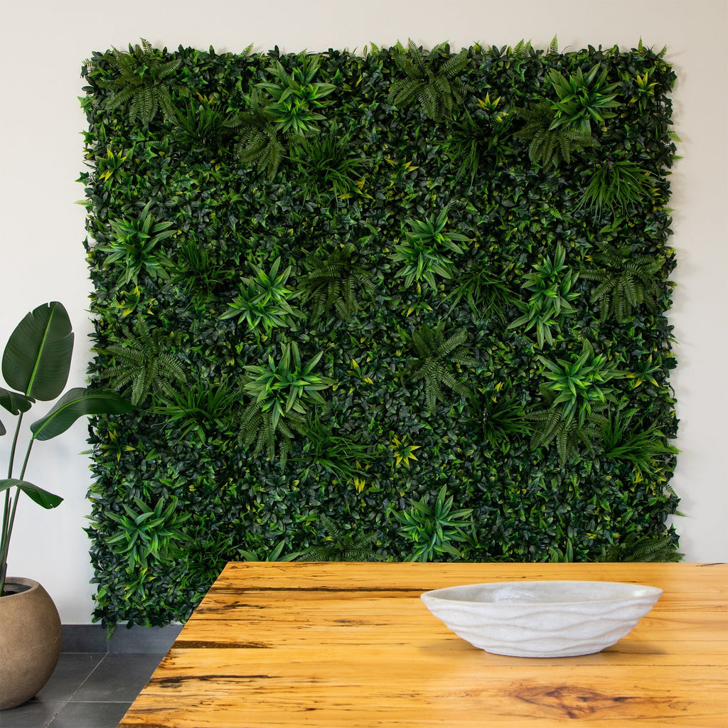 40” x 40” UV Resistant Andean Cloud Forest Artificial Living Wall Panel (Indoor/Outdoor) - Che Cose Belle