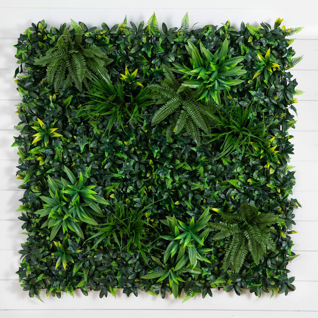 40” x 40” UV Resistant Andean Cloud Forest Artificial Living Wall Panel (Indoor/Outdoor) - Che Cose Belle
